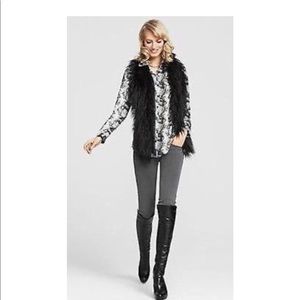 Cabi Snakeskin blouse Small